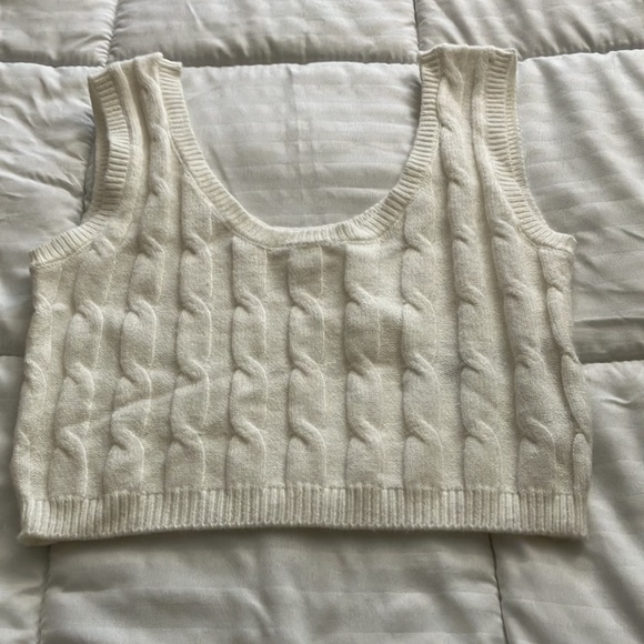 Forever 21 juniors women’s white top vest Size S - Picture 4 of 4